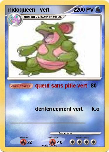Pokemon nidoqueen   vert                2