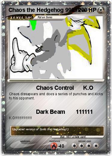 Pokemon Chaos the Hedgehog 99999