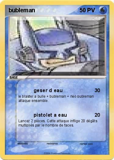 Pokemon bubleman 