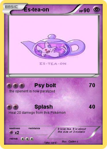 Pokemon Es-tea-on