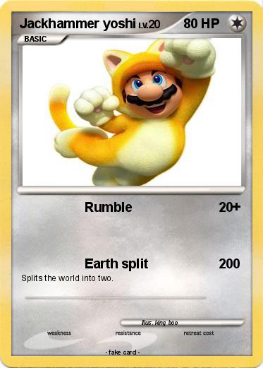Pokemon Jackhammer yoshi