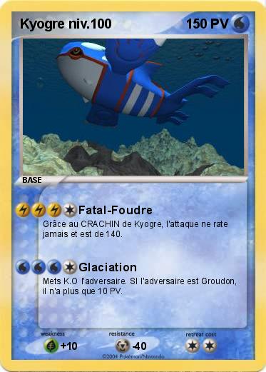Pokemon Kyogre niv.100