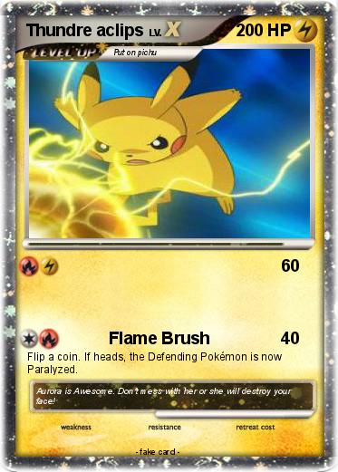 Pokemon Thundre aclips