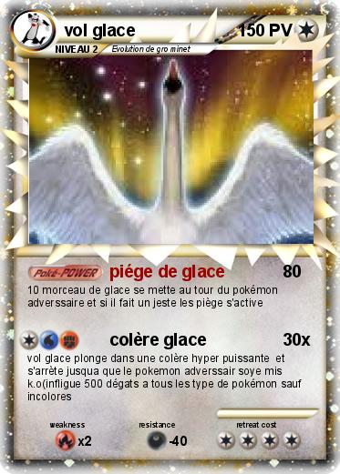 Pokemon vol glace