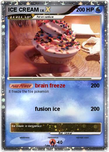 Pokemon ICE CREAM