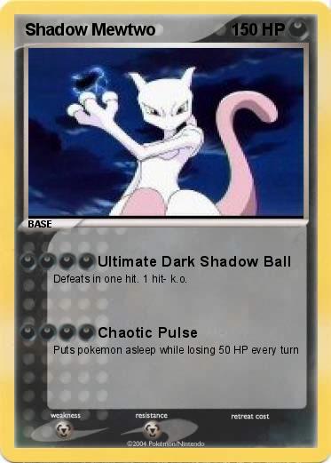 Pokemon Shadow Mewtwo
