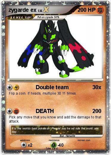 Pokemon zygarde ex