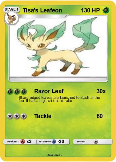 Pokemon Tisa's Leafeon