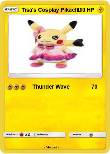 Pokemon Tisa's Cosplay Pikachu
