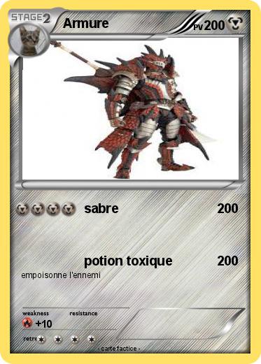Pokemon Armure