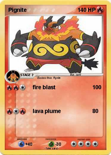 Pokemon Pignite