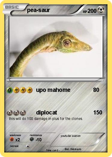 Pokemon pea-saur