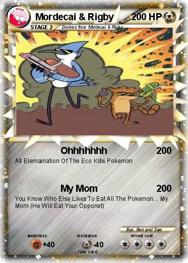 Pokemon Mordecai & Rigby