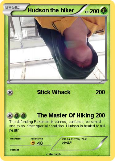 Pokemon Hudson the hiker