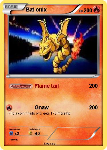 Pokemon Bat onix