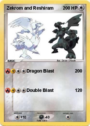 Pokemon Zekrom and Reshiram