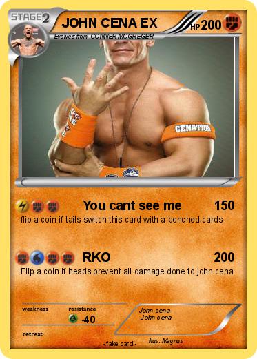 Pokemon JOHN CENA EX