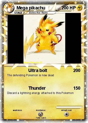 Pokemon Mega pikachu