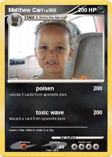 Pokemon Matthew Carr