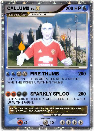 Pokemon CALLUM!!