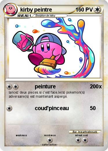 Pokemon kirby peintre