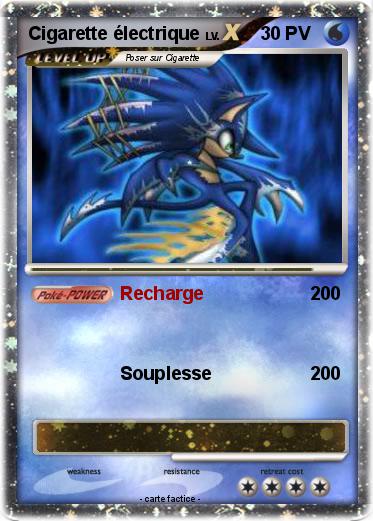 Pokemon Cigarette électrique
