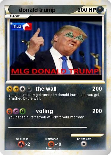 Pokemon donald trump