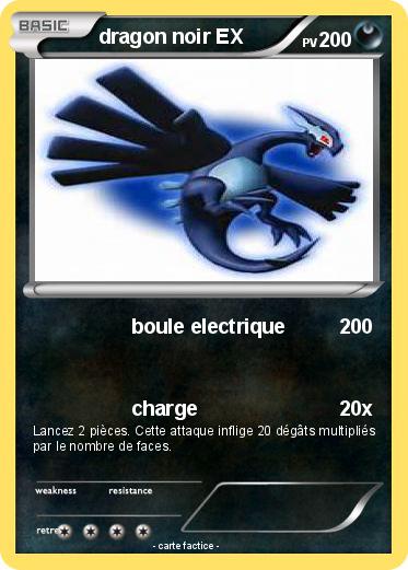 Pokemon dragon noir EX