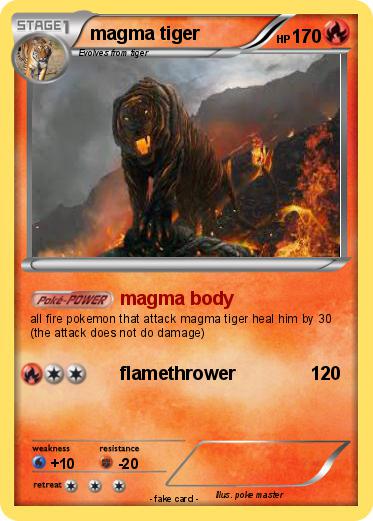 Pokemon magma tiger