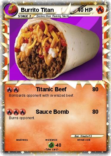 Pokemon Burrito Titan