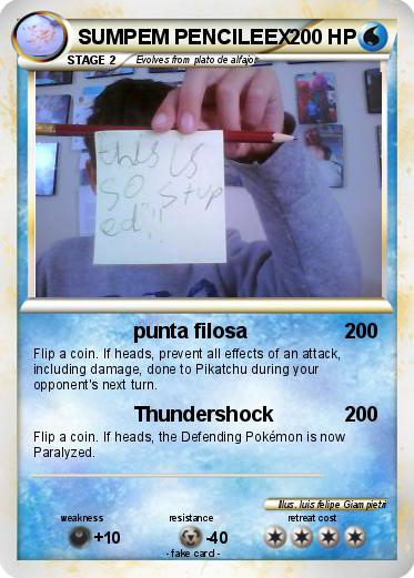 Pokemon SUMPEM PENCILEEX