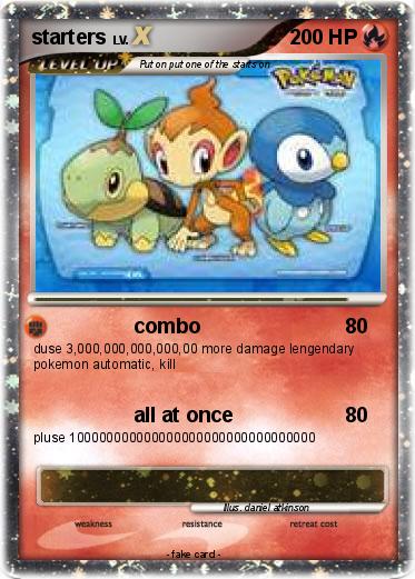 Pokemon starters
