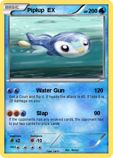 Pokemon Piplup  EX