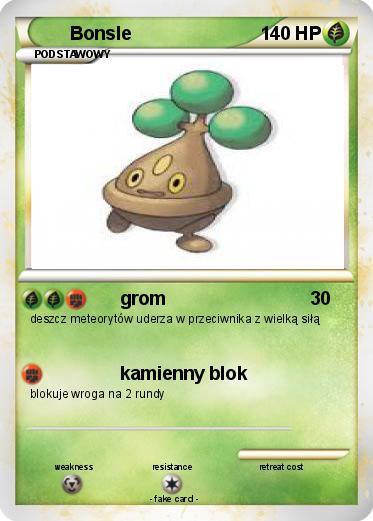 Pokemon Bonsle