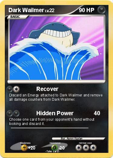 Pokemon Dark Wailmer