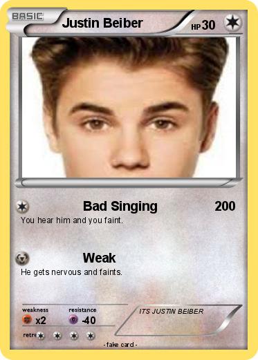 Pokemon Justin Beiber
