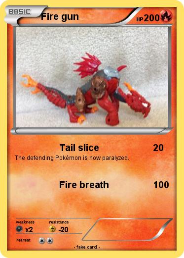 Pokemon Fire gun