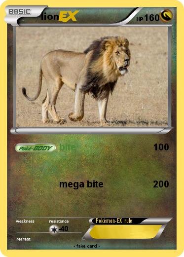 Pokemon lion