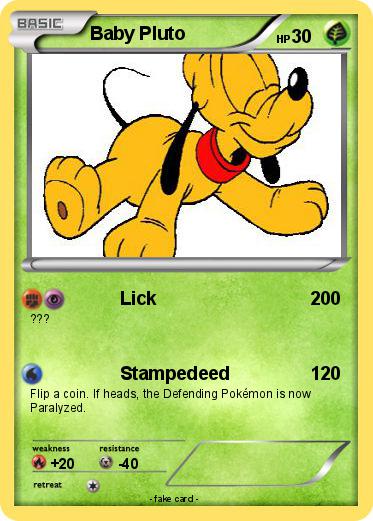 Pokemon Baby Pluto