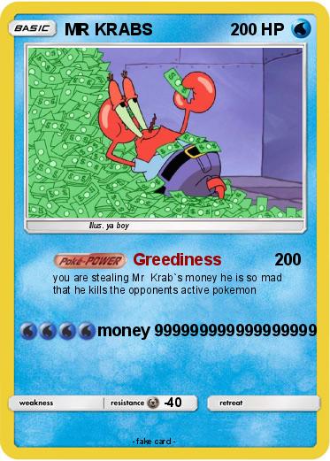 Pokemon MR KRABS