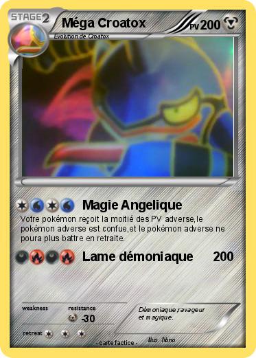 Pokemon Méga Croatox