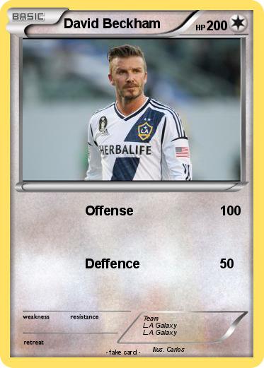 Pokemon David Beckham