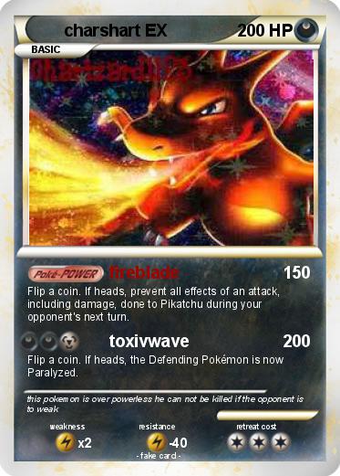 Pokemon charshart EX