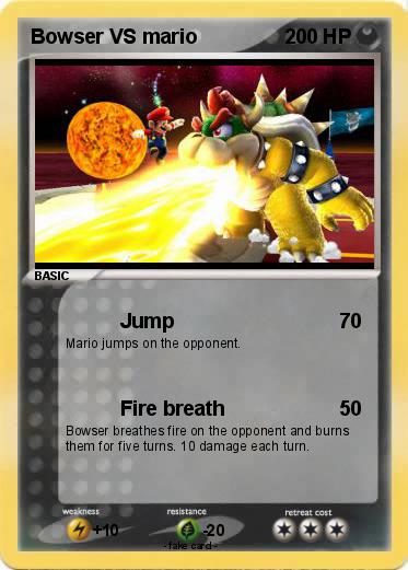 Pokemon Bowser VS mario