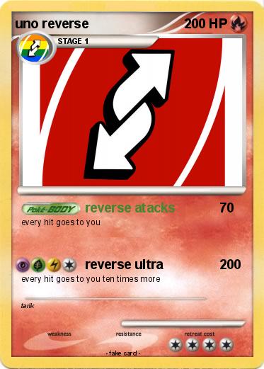 Pokemon uno reverse
