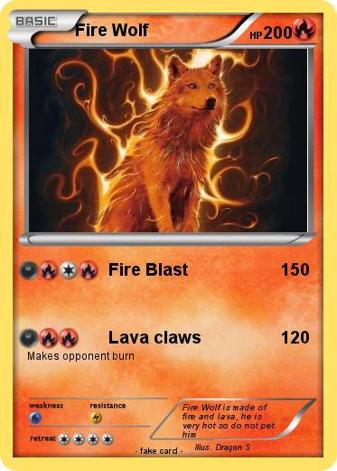 Pokemon Fire Wolf