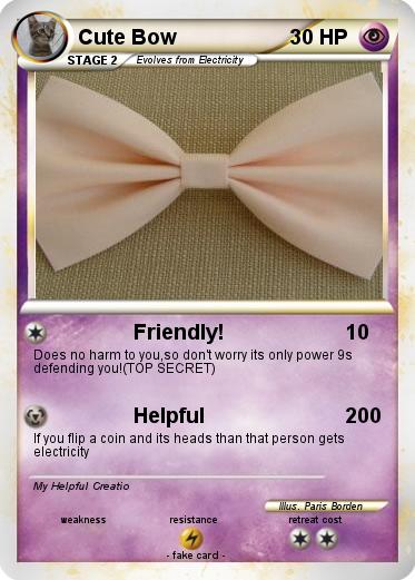 Pokemon Cute Bow