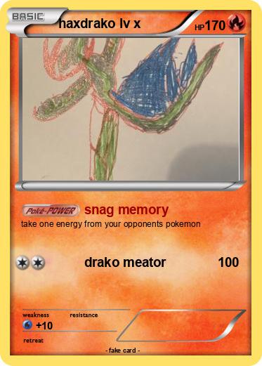 Pokemon haxdrako lv x