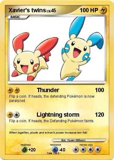 Pokemon Xavier's twins