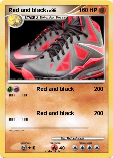 Pokemon Red and black